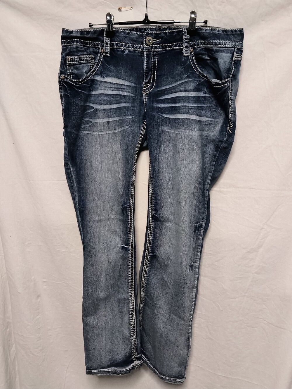 Amethyst Jeans Vintage Dark Blue Straight Leg Women’s Jeans
